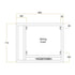 Ablaze SS Premium Backlit Rectangle Bathroom Mirror
